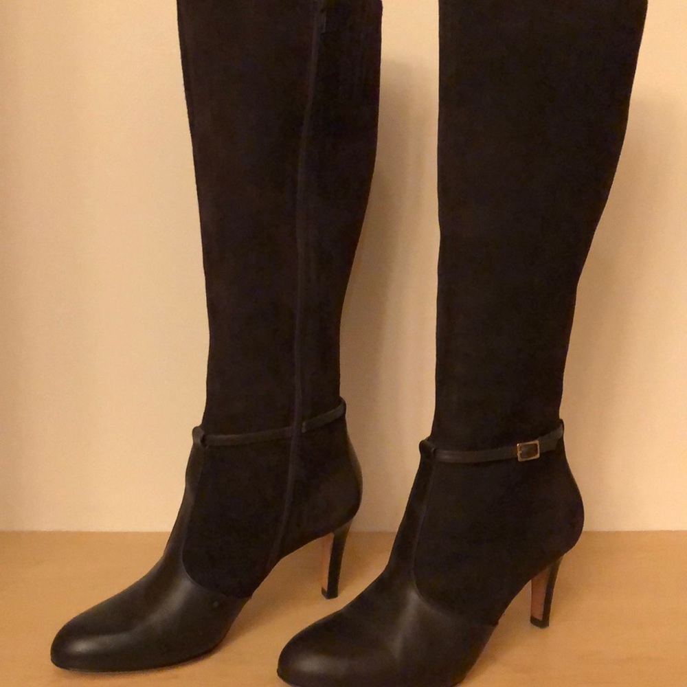 Leather boots